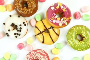 sweet bright donuts photo