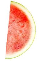 Slice of watermelon on white background. photo