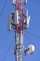 Modern telecommunications tower.