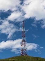 Telecommunications tower.