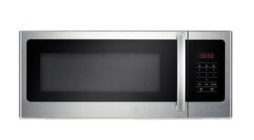 Modern microwave oven isolated
