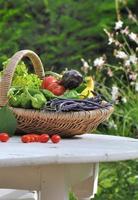 garden vegetables basket