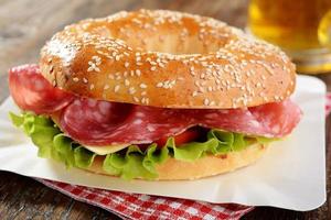 Bagel sandwich photo