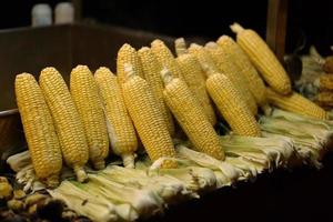Corn on Cooking Table in istanbul Streets photo