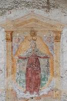 fresco barroco con madonna y angeles foto