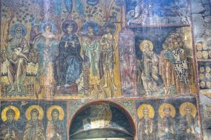 Fresco inside the Akhtala monastery photo