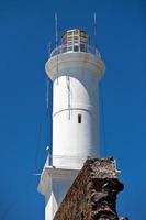 White Lighthouse in Colonia Del Sacramento Uruguay
