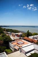Aerial View of Colonia Del Sacramento's Historical Centre in Uruguay