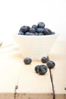fresh blueberry bowl photo