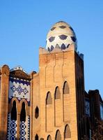 Barcelona bullring La Monumental mosaic egg photo