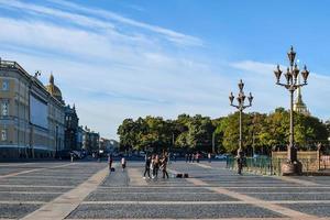 plaza del palacio en st. Petersburgo, Rusia. foto