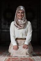 Retrato de joven musulmana