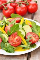 Fresh vegetable salad photo