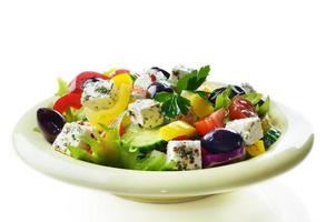 Homemade greek salad