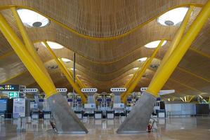 departure terminal at Madrid-Barajas