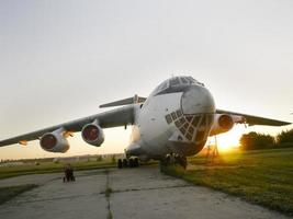 avión ruso abandonado foto