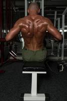 Back Exercises On A Seated Row Machine