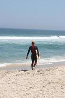 Walking surfer photo
