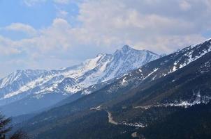 Snow Mountain Range Landscape photo