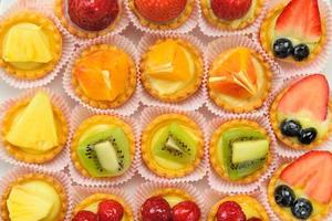 pasteles de frutas foto