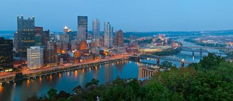 Pittsburgh skyline panorama. photo