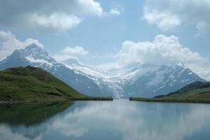 Lake in Alps photo