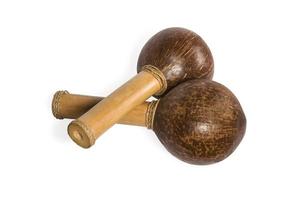 Two maracas from nuts photo