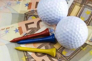 Golf & money photo