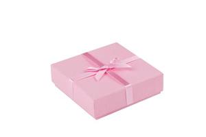 Gift with ribbon Clipping path photo