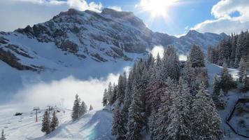 Swiss ski resort photo