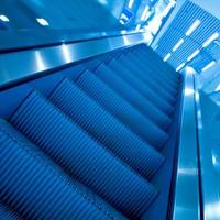 moving escalator photo