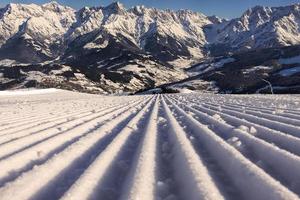 Perfect ski slope photo