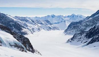 Montaña suiza, Jungfrau, Suiza, estación de esquí foto