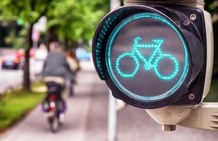 semáforo para bicicletas