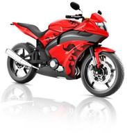 motocicleta moto bicicleta jinete contemporáneo concepto rojo