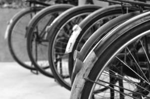 Piezas de bicicleta vintage, concepto de artículo raro. foto