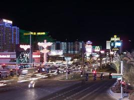 Hotels in a city, Las Vegas, Nevada, USA photo