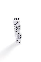 White dice photo