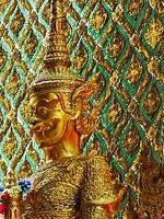 thaïlande, bangkok, palais, palais royal, estatua, mascarada foto