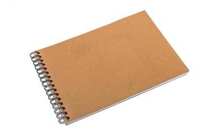 cuaderno en blanco vacío foto