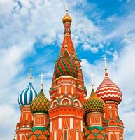 La catedral más famosa de la Plaza Roja de Moscú. foto