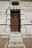 Puerta en Italia columna de Lombardía la ventana vieja de milano foto