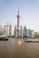 Shanghai, horizonte de Pudong foto