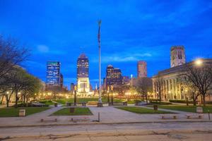 Downtown Indianapolis skyline photo