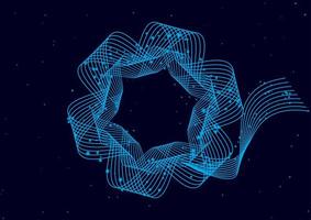 Futuristic technology processing background vector