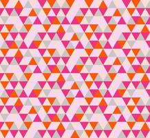 Bright Red and Pink Abstract Triangle Seamless Pattern vector