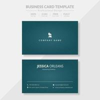 Elegant Green Business Card vector