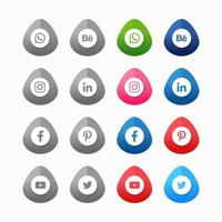 Collection of Social Media Icons