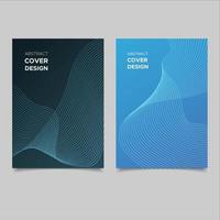 Abstract Blue Cover Background vector