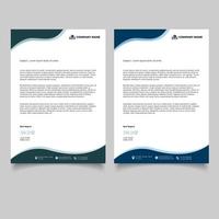 Corporate Letterhead Template vector